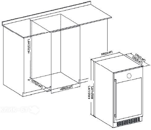 Винный шкаф KUPPERSBERG RBW 85