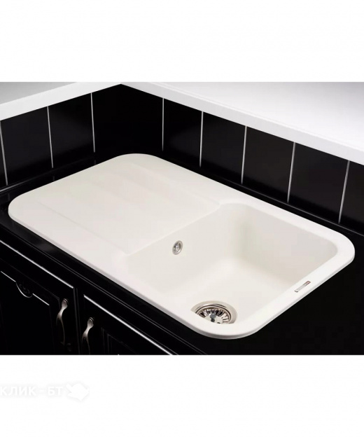 Кухонная мойка KUPPERSBERG LIRA 1B1D WHITE