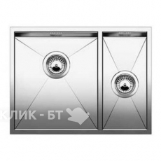 Кухонная мойка BLANCO zerox 340/180-u чаша слева (517254)