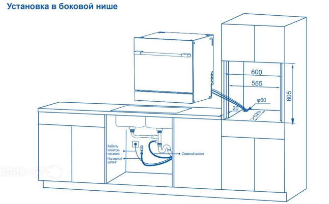 Посудомоечная машина HAIER HDWI8-58BK3RU