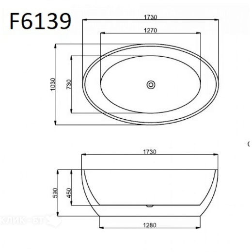 Ванна FRANK F6139