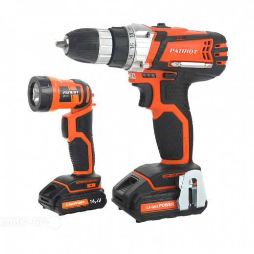 Дрель-шуруповерт PATRIOT BR 144Li LED The One 180201490