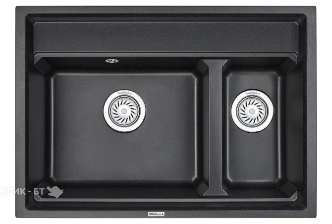 Кухонная мойка GRANULA KS-7302 чёрный
