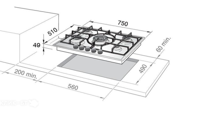 Варочная поверхность DELONGHI NSL 575 X RUS