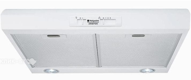 Вытяжка HOTPOINT-ARISTON 7h sl 6 cm wh ru/ha