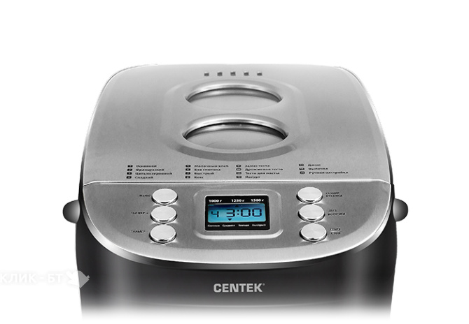 Хлебопечка CENTEK CT-1415 Black
