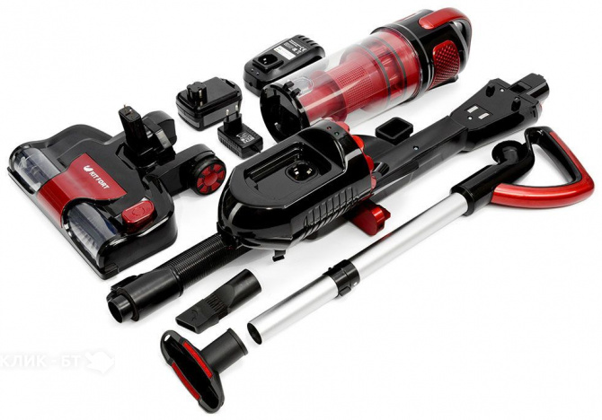 Пылесос Kitfort КТ-521-1 красный/черный