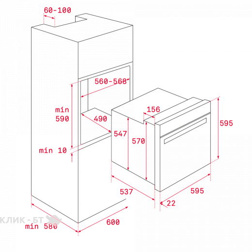 Духовой шкаф Teka HLB 8600 NIGHT RIVER BLACK (111000010)
