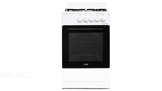 Кухонная плита ARTEL Apetito 50 02-G белая ГК