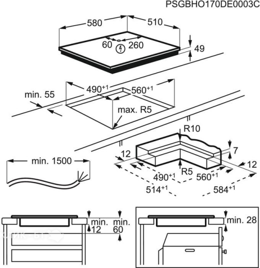 Варочная поверхность AEG IKE64450IB