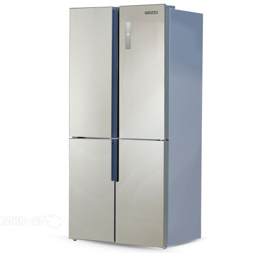 Холодильник Ginzzu NFK-510 gold
