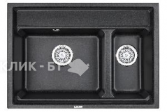 Кухонная мойка GRANULA KS-7302 чёрный