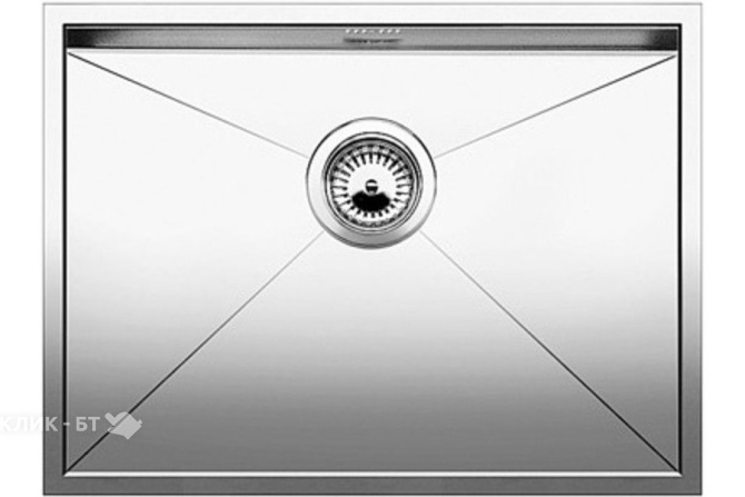 Кухонная мойка BLANCO 521591 BLANCO ZEROX 550-U нерж. сталь зеркальная полировка