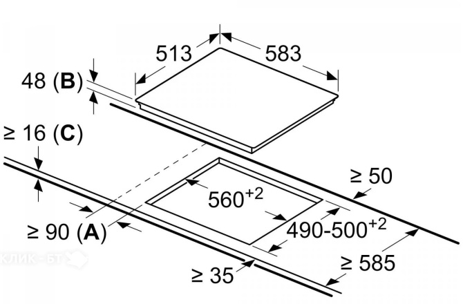 Варочная поверхность BOSCH PKE645FP2E