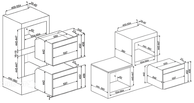 Духовой шкаф SMEG sf4920mcn