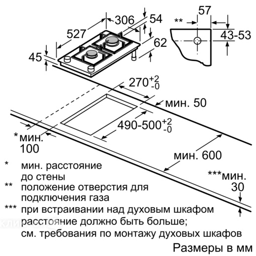Варочная поверхность BOSCH PSB3A6B20