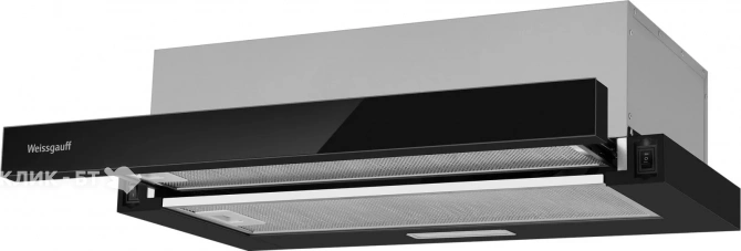 Вытяжка WEISSGAUFF TEL 600 Black Glass