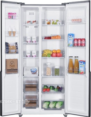 Холодильник WEISSGAUFF WSBS 500 NFX Inverter