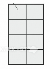 Шторка для ванны GROSSMAN GR-105/80 BLACK