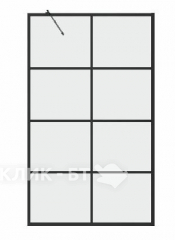 Шторка для ванны GROSSMAN GR-105/80 BLACK