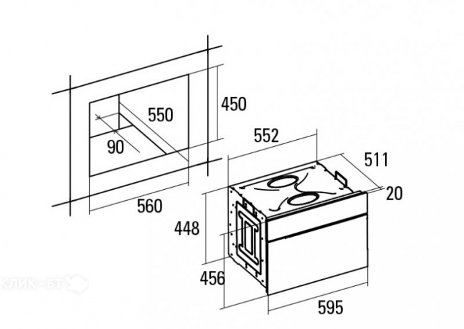 Духовой шкаф Cata ME 4006 X