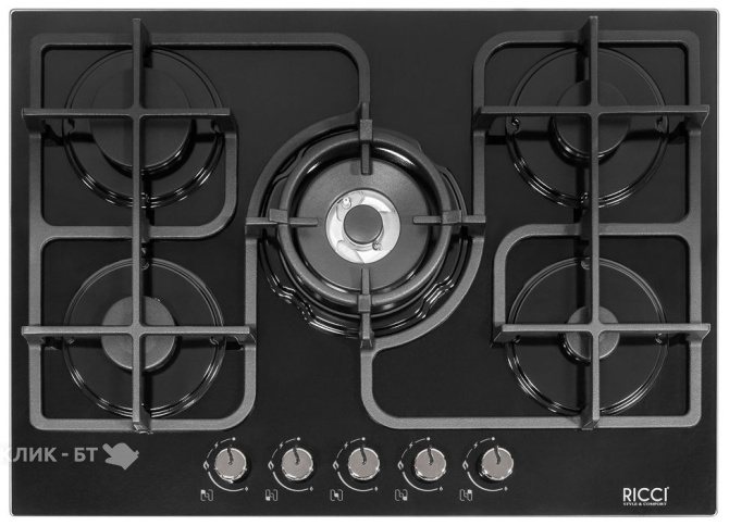 Варочная поверхность Ricci RGN-ST5006BL