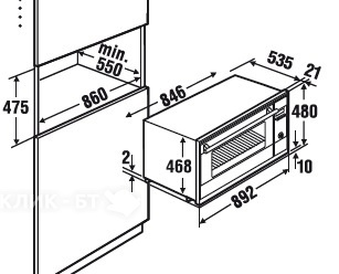 Духовой шкаф Kuppersbusch B 9330.0 S1 черный