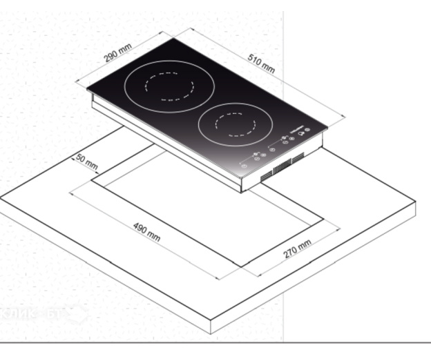 Варочная поверхность KORTING HI 32003 B