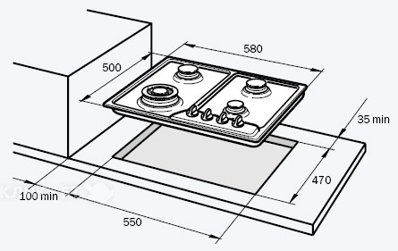 Варочная поверхность DELONGHI ant 46 asv gu