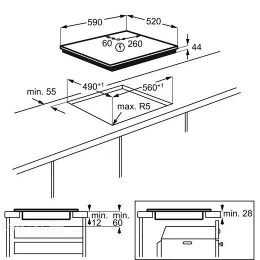 Варочная поверхность ELECTROLUX EIS6648