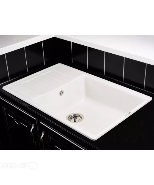 Кухонная мойка KUPPERSBERG ROYS 1B1D WHITE ALABASTER