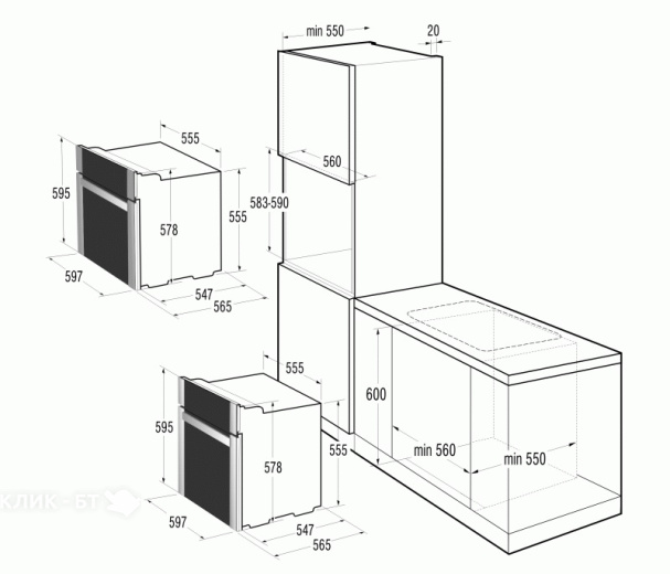Духовой шкаф GORENJE bo 73 cl i