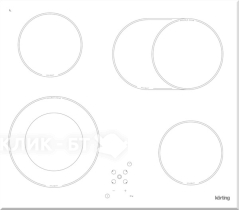 Варочная поверхность KORTING HK 62051 BW